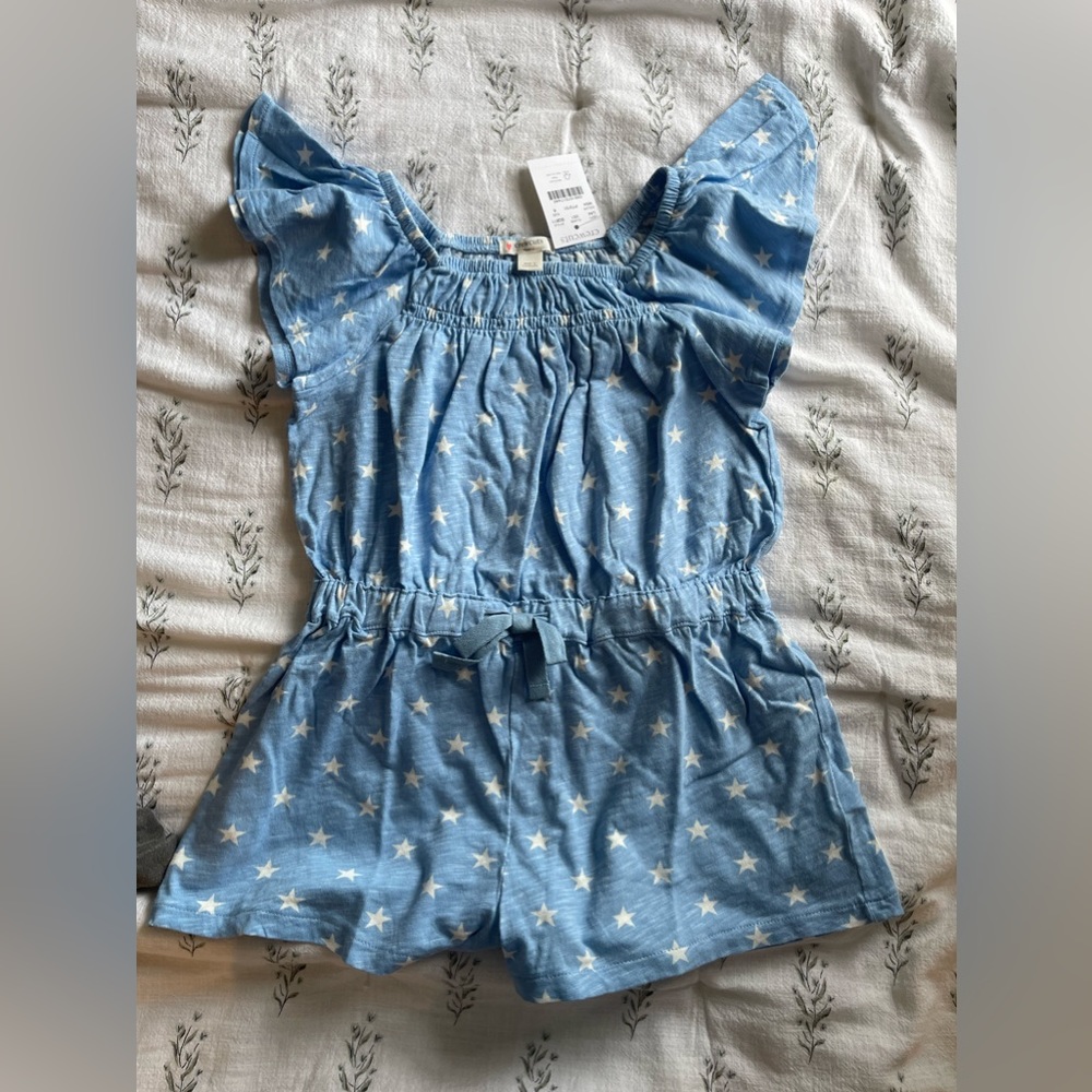 Girls size 8 j crew star romper